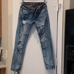 Rick revival “abrienda” skinny jeans